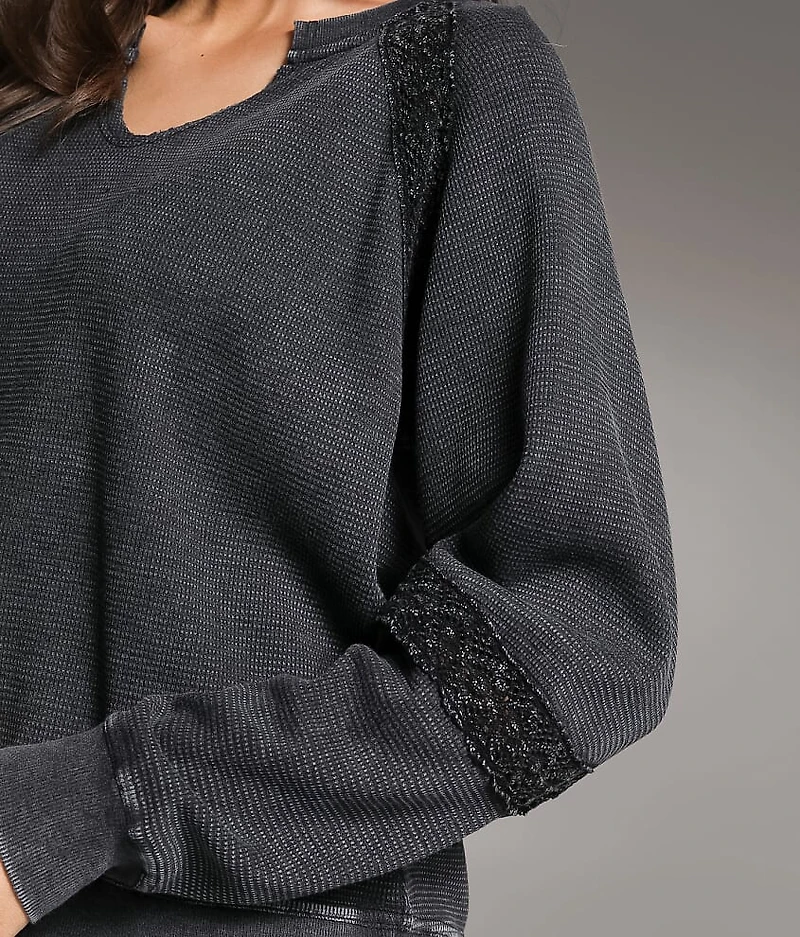 Washed Crochet Thermal
