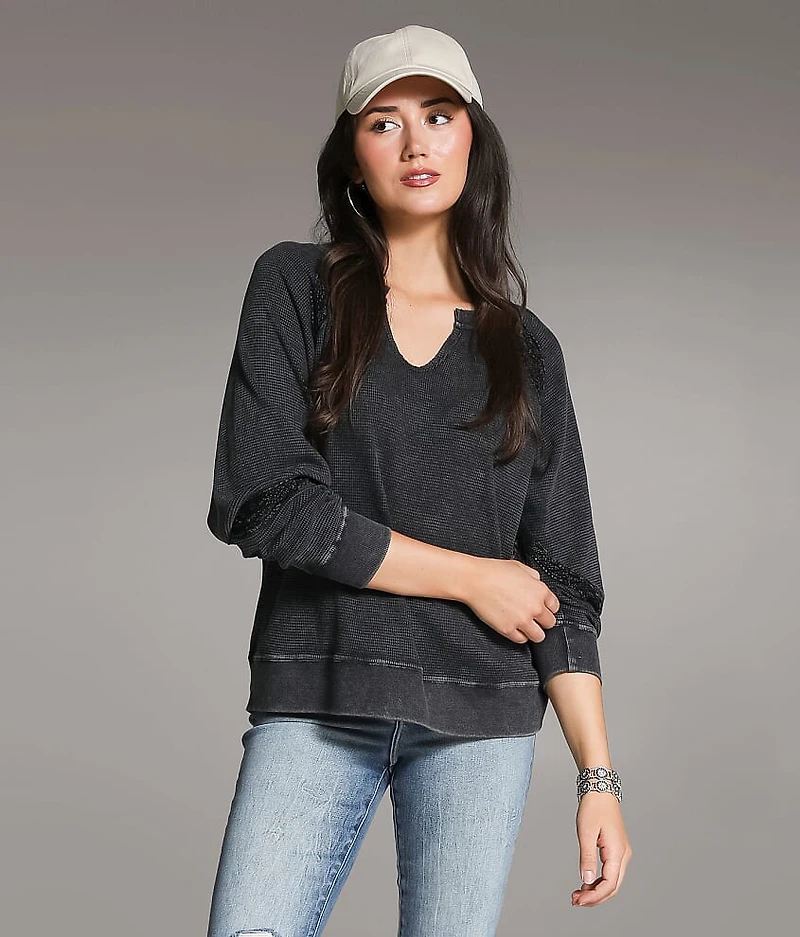 Washed Crochet Thermal