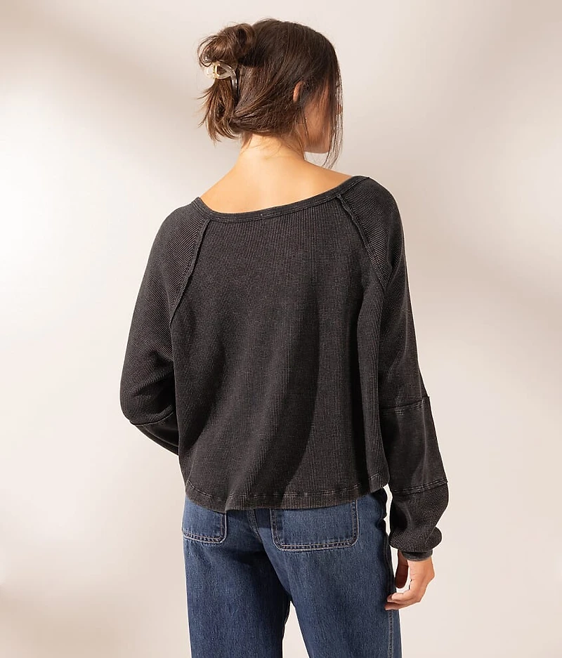 Boundless Edit - Washed Thermal Henley