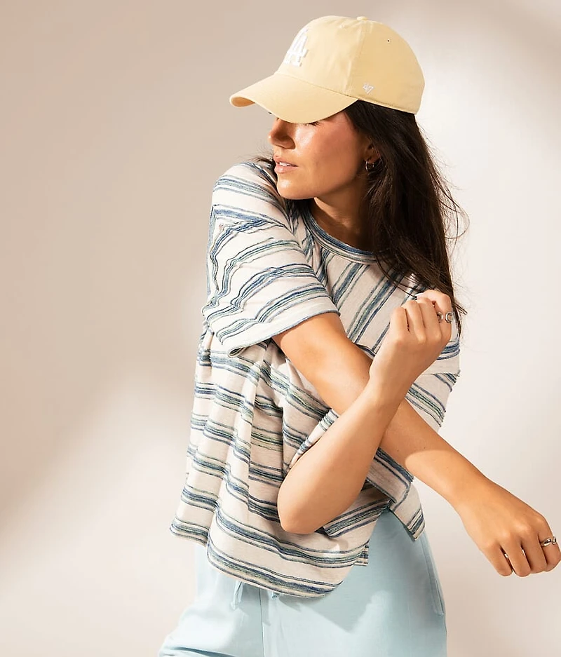 Boundless Edit - Textured Stripe T-Shirt