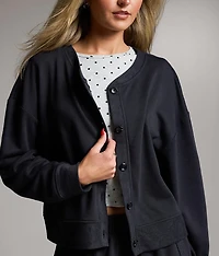 Two Way Washed Cardigan