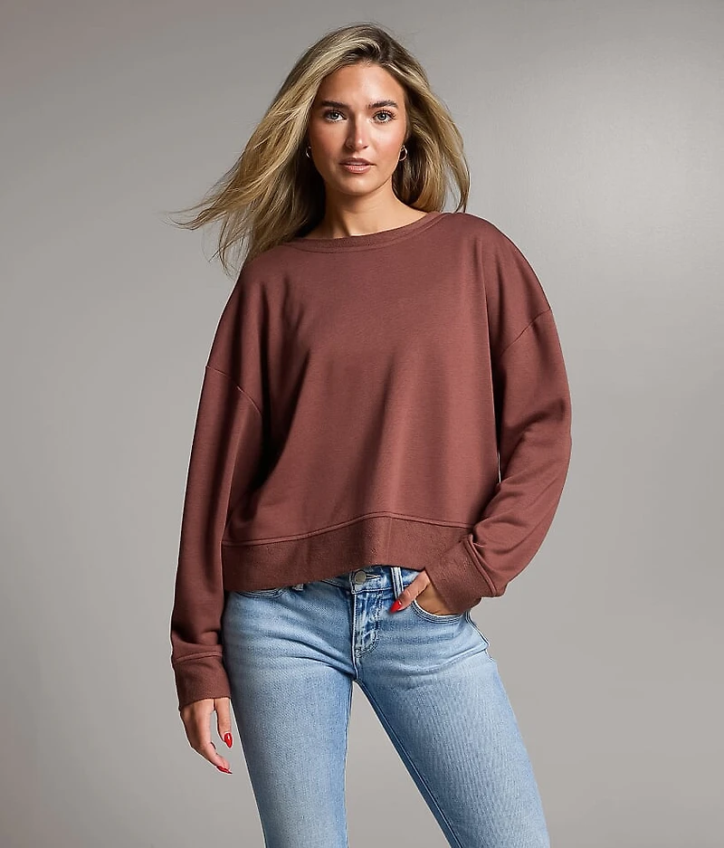 Two Way Washed Cardigan