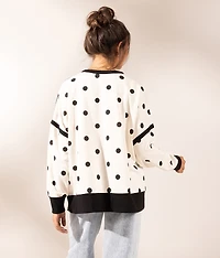 Boundless Edit - Polka Dot Oversized Pullover