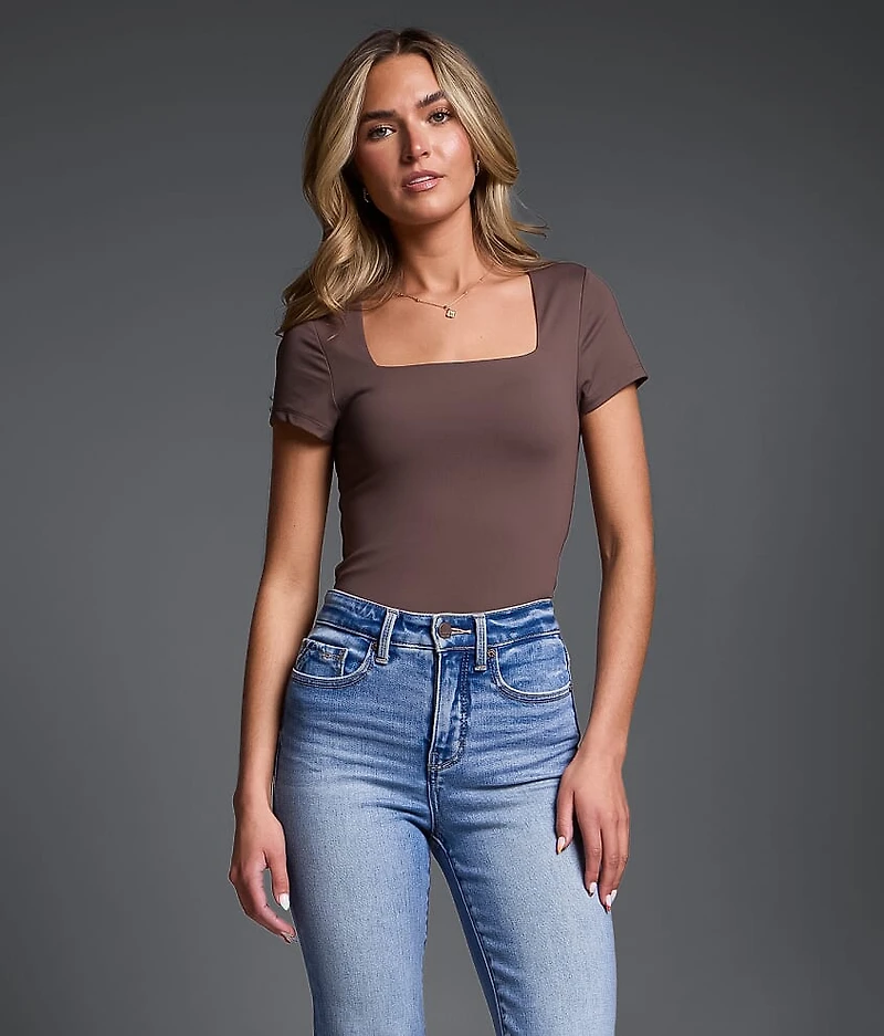 Shaping & Smoothing Square Neck Top