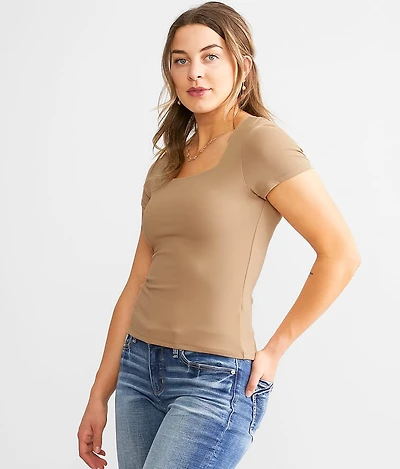 Shaping & Smoothing Square Neck Top