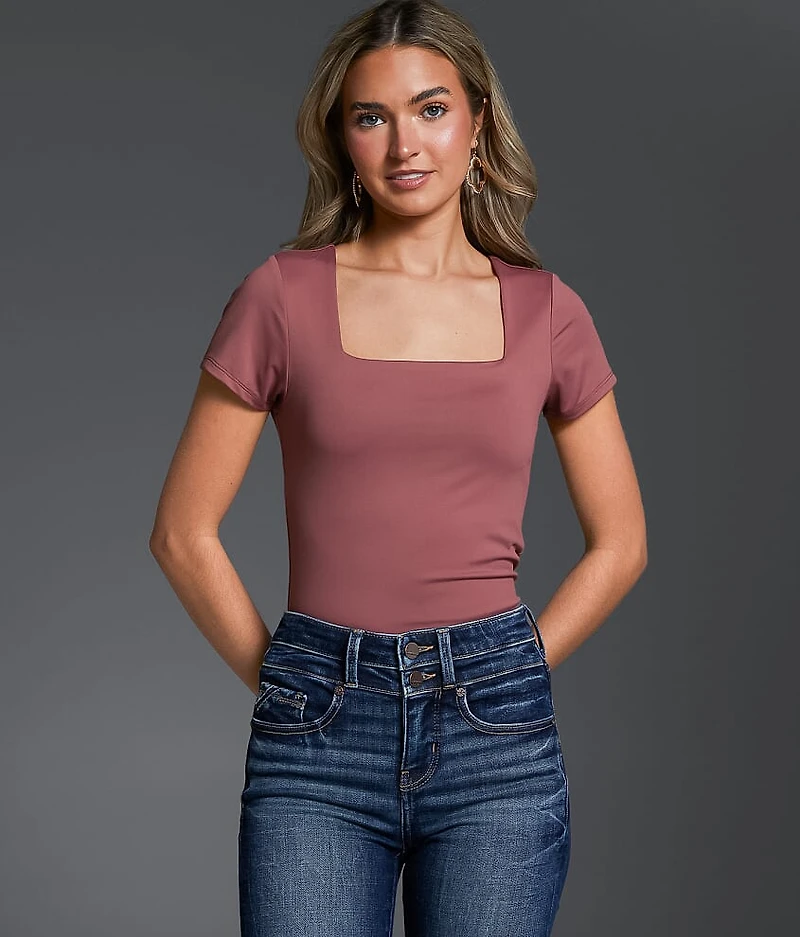 Shaping & Smoothing Square Neck Top