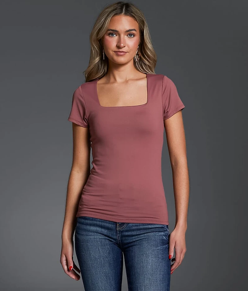 Shaping & Smoothing Square Neck Top