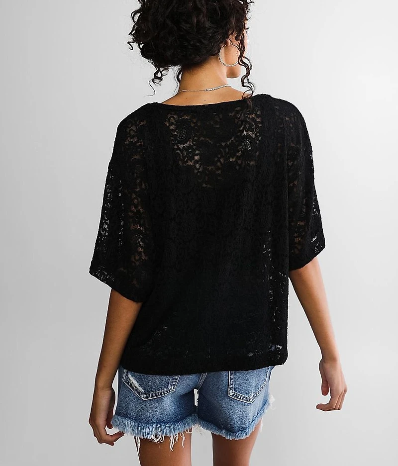 Sheer Lace Top