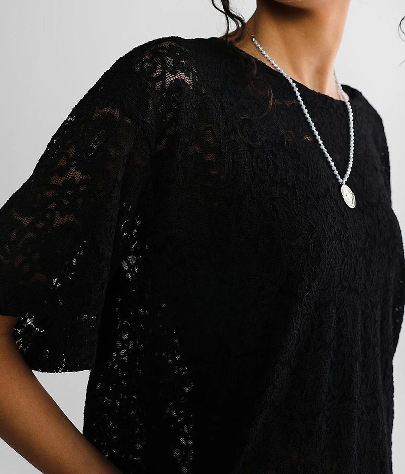 Sheer Lace Top