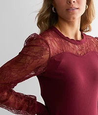 Pieced Lace Top