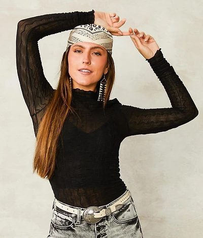 Willow & Root Textured Top