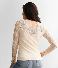 Floral Lace Top