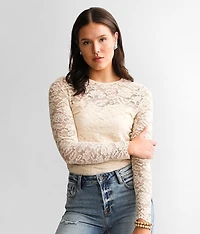 Floral Lace Top