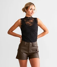 Sheer Lace Tank Top