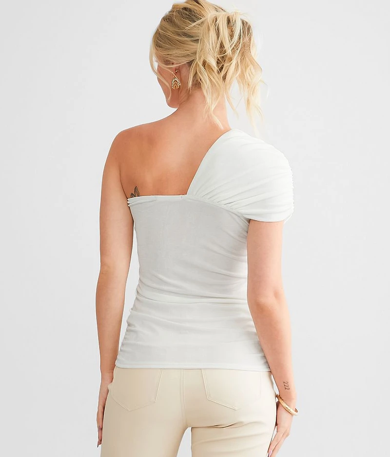 Asymmetrical One Shoulder Top