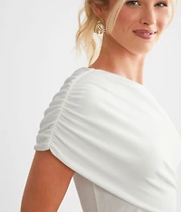 Asymmetrical One Shoulder Top