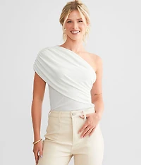 Asymmetrical One Shoulder Top