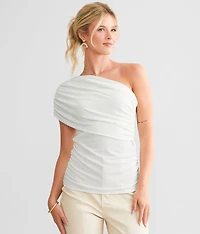 Asymmetrical One Shoulder Top