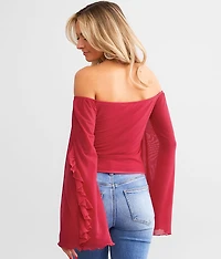Off The Shoulder Cropped Top