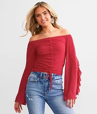 Off The Shoulder Cropped Top