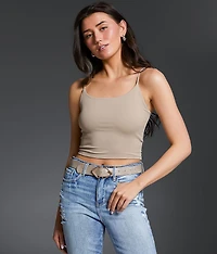 Cropped Shaping & Smoothing Tank Top