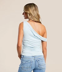 Twisted Off The Shoulder Tank Top