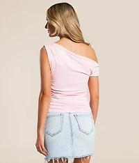 Twisted Off The Shoulder Tank Top