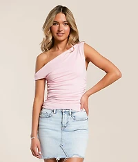 Twisted Off The Shoulder Tank Top