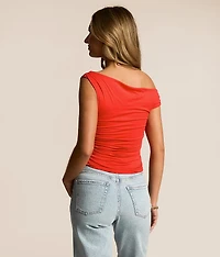 Twisted Off The Shoulder Tank Top