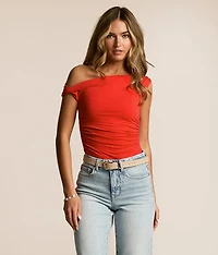 Twisted Off The Shoulder Tank Top