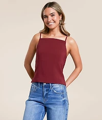 Back Lace-Up Tank Top