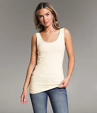 X-Long Scoop Neck Tank Top