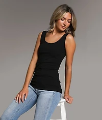 X-Long Scoop Neck Tank Top