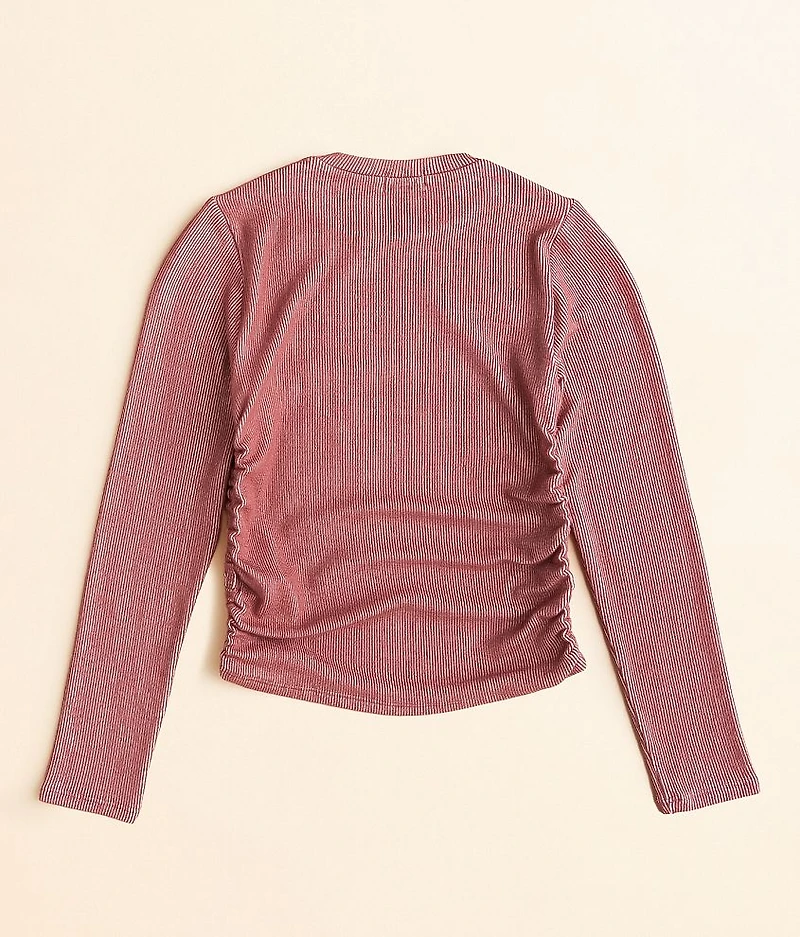 Girls - Ribbed Knit Top