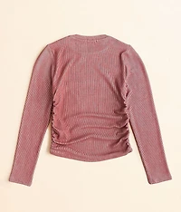 Girls - Ribbed Knit Top