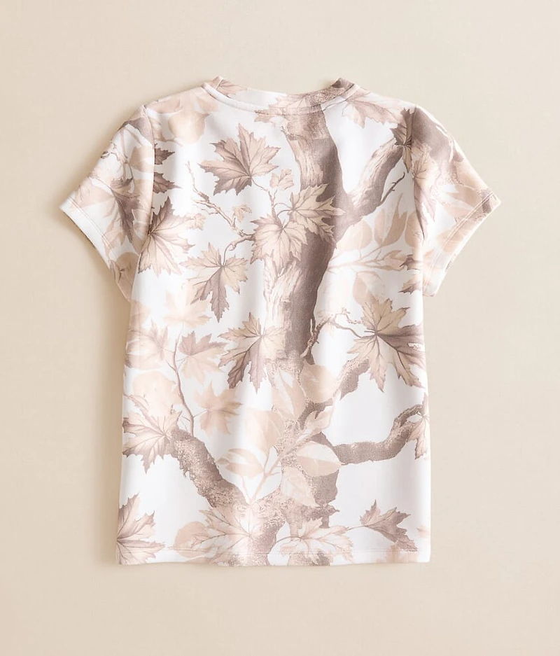 Girls - Camo Print T-Shirt