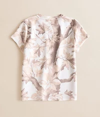 Girls - Camo Print T-Shirt