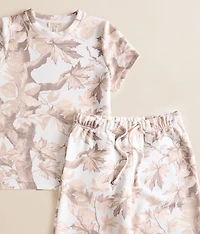 Girls - Camo Print T-Shirt