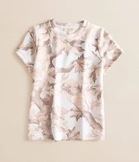 Girls - Camo Print T-Shirt