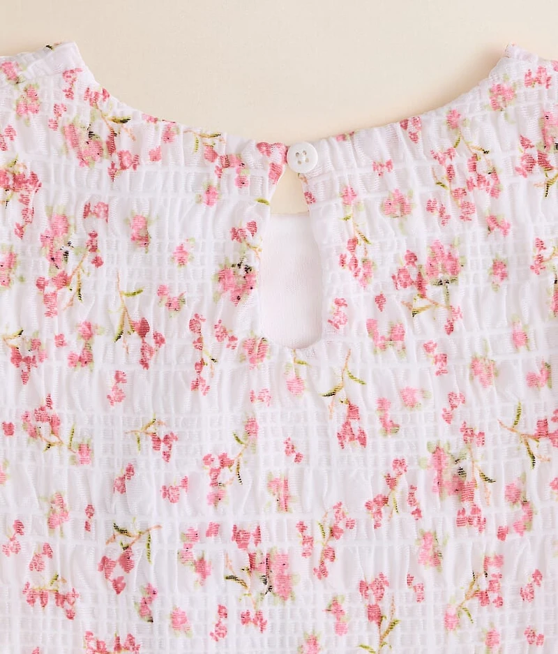 Girls - Floral Peplum Top