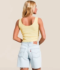 Floatin' Cropped Tank Top
