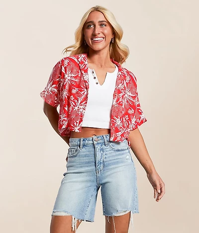 Getaway Cropped Shirt