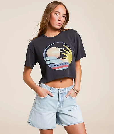 Society Islands Cropped T-Shirt