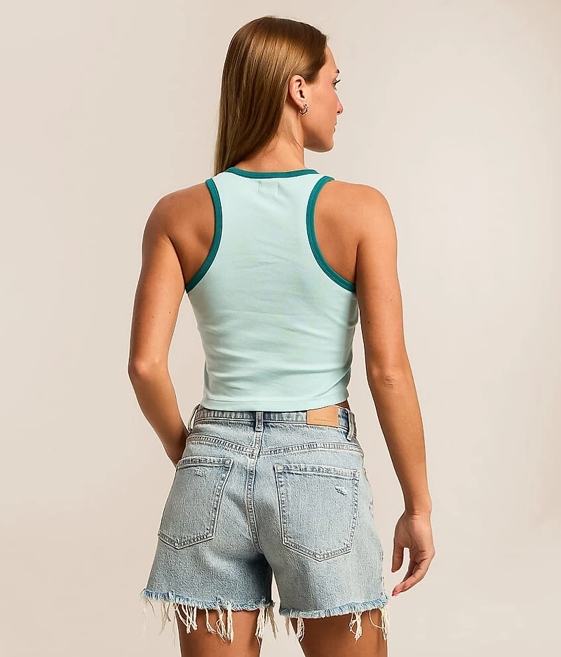 Tranquil Sea Cropped Tank Top