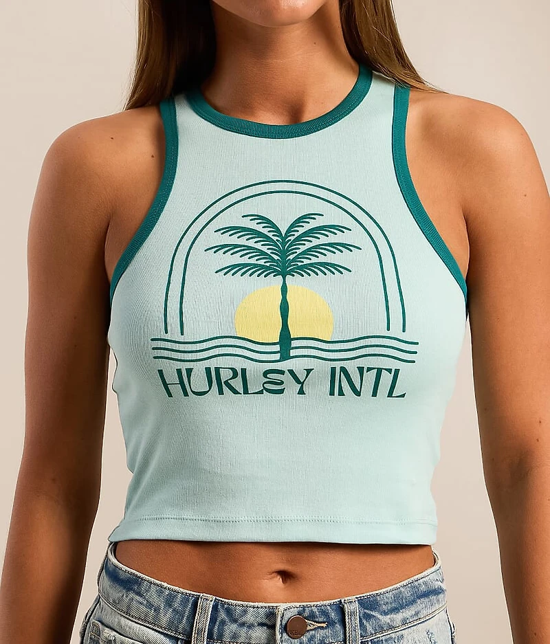 Tranquil Sea Cropped Tank Top