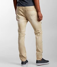 Wheat Washed Skinny Stretch Jean