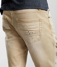 Wheat Washed Skinny Stretch Jean