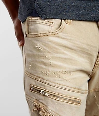 Wheat Washed Skinny Stretch Jean