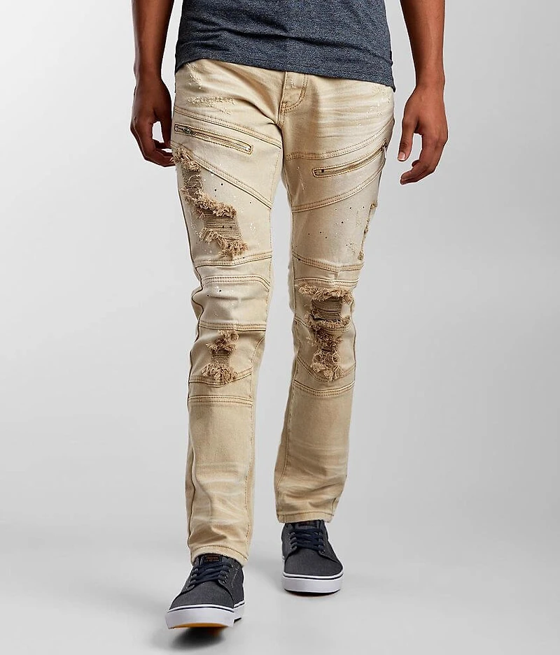 Wheat Washed Skinny Stretch Jean