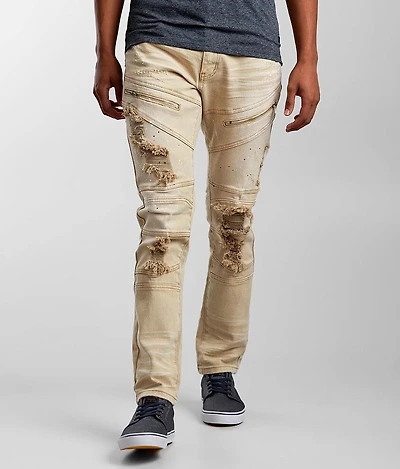 Wheat Washed Skinny Stretch Jean